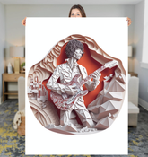 Classical Crescendo Sherpa Blanket